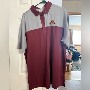 Minnesota gophers Columbia size xl golf polo
